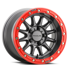 Raceline Wheels Alpha 15X7 +10 Gunmetal