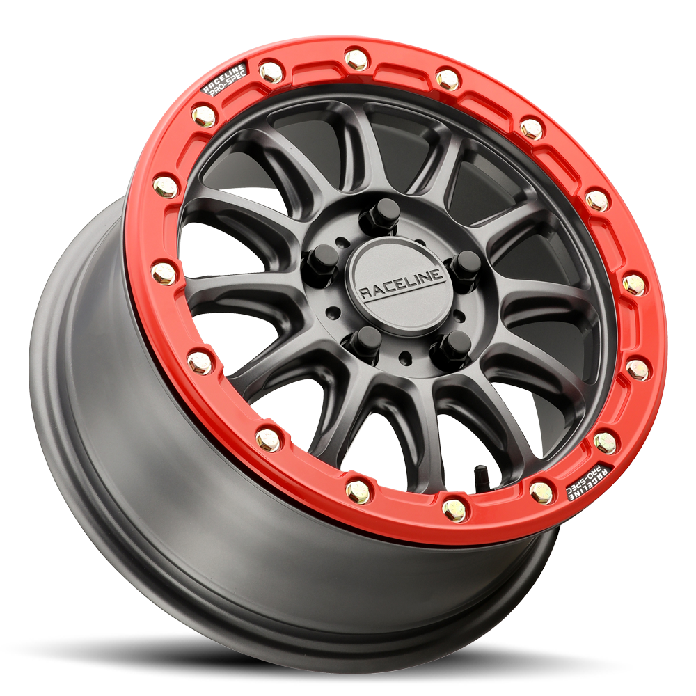 Raceline Wheels A14-Alpha 15X10 +25 Black