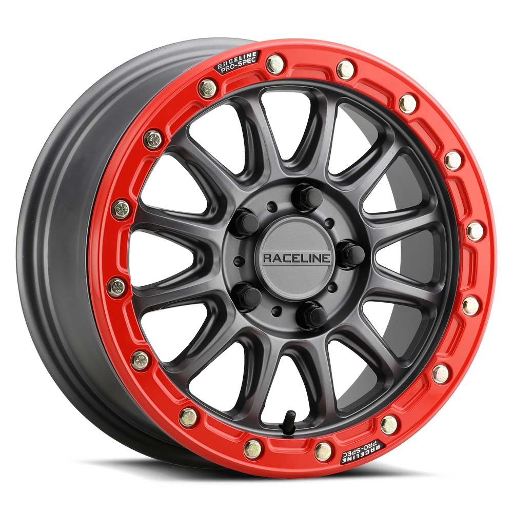 Raceline Wheels Alpha 15X7 +10 Gunmetal