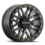 Raceline Wheels Bl Ryno Gun Metal W/ 15X7 +0 Black