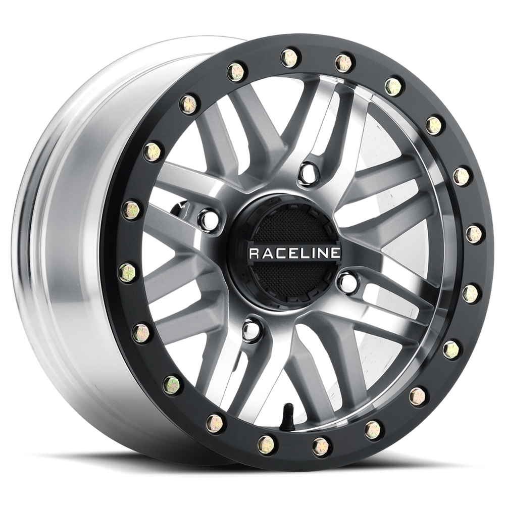 Raceline Wheels Bl Ryno 14X7 +10 Black Machined