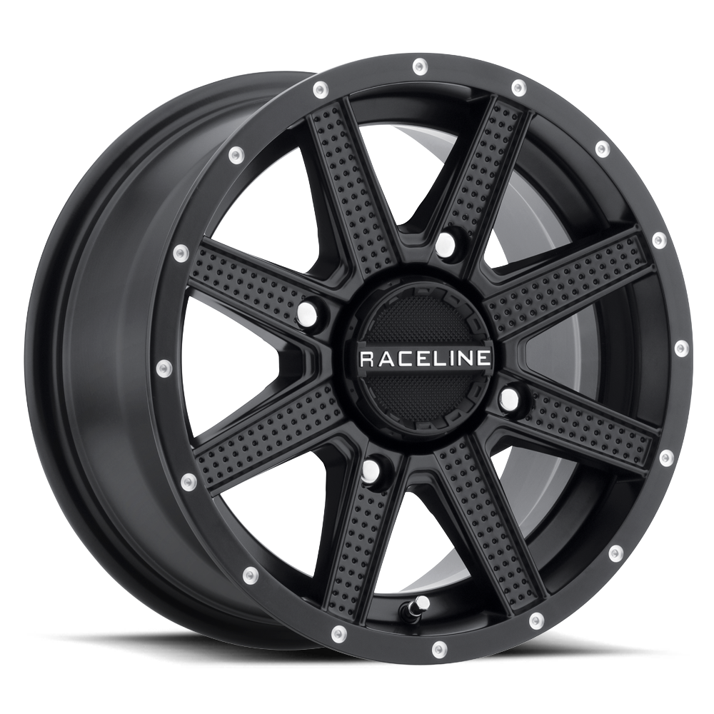 Raceline Wheels Hostage 14X7 +5 Black