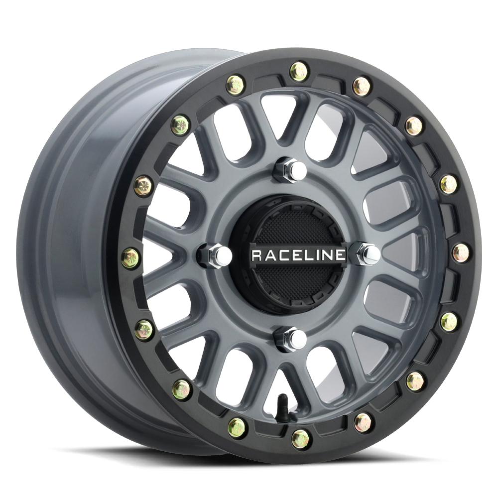 Raceline Wheels Podium Stealth 15X6 +40 Grey