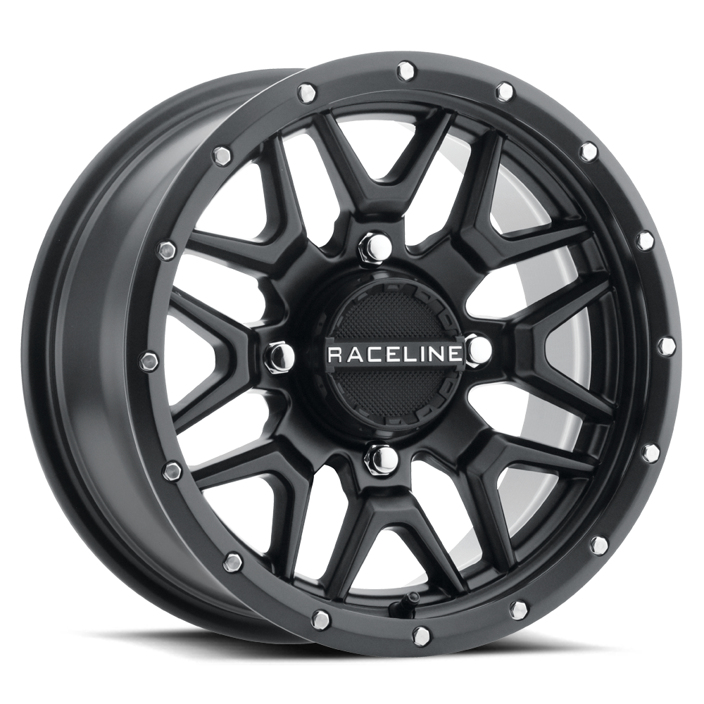 Raceline Wheels Krank 15X7 +10 Black