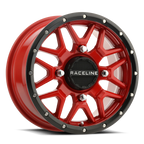 Raceline Wheels Krank Red 14X7 +38 Black