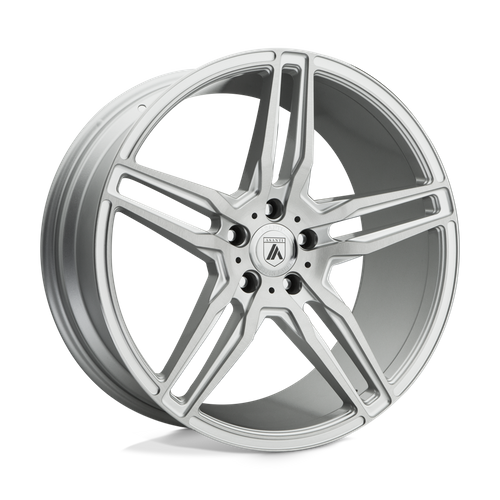 Asanti Black Abl-12 Orion 19X9.5 +45 Brush Silver W/ Carbon Inserts