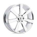 Asanti Black Abl-15 Apollo 24X9 +15 Chrome