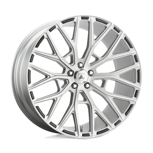 Asanti Black Abl-21 Leo 22X10.5 +25 Brushed Silver