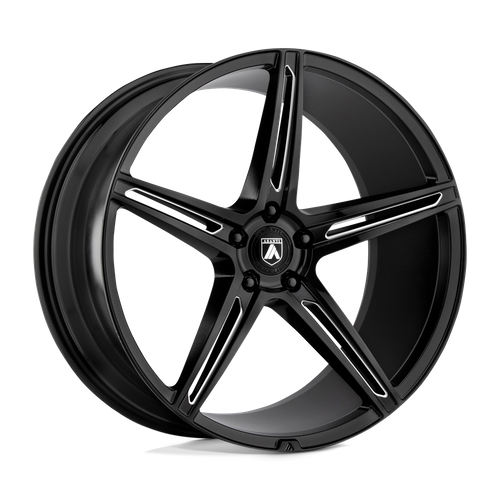 Asanti Black Abl-22 Alpha 5 20X9 +15 Gloss Black Milled