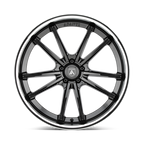 Asanti Black Abl-23 Sigma 22X9 +32 Gloss Black W/ Chrome Lip