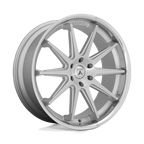 Asanti Black Abl-29 Emperor 22X10 +30 Brushed Silver W/ Chrome Lip