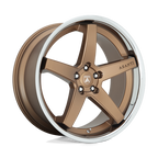 Asanti Black Abl31 Regal 22X9 +32 Satin Bronze W/ Chrome Lip