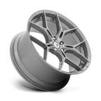 Asanti Black Abl-37 Monarch 22X9 +38 Titanium Brushed