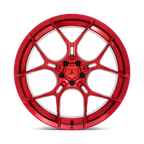 Asanti Black Abl-37 Monarch 22X9 +38 Candy Red