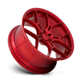 Asanti Black Abl-37 Monarch 20X9 +38 Candy Red