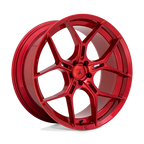 Asanti Black Abl-37 Monarch 20X9 +38 Candy Red