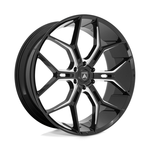 Asanti Black Abl-38 Monarch Truck 24X10 +35 Gloss Black Milled
