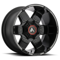 Asanti Off Road Ab811 Warthog 20X10 -24 Satin Black Mill W/ G-Blk Acc