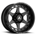Asanti Off Road Ab816 Anvil 20X10 -18 Gloss Black Milled