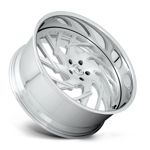 Asanti Forged Af864 24X10 +28 Brushed W/ Chrome Lip