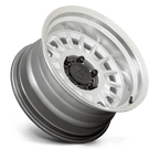 Black Rhino Hard Alloys Aliso 18X9 +12 Gloss Silver W/ Mirror Cut
