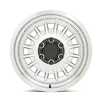 Black Rhino Hard Alloys Aliso 17X8.5 -10 Gloss Silver W/ Mirror Cut