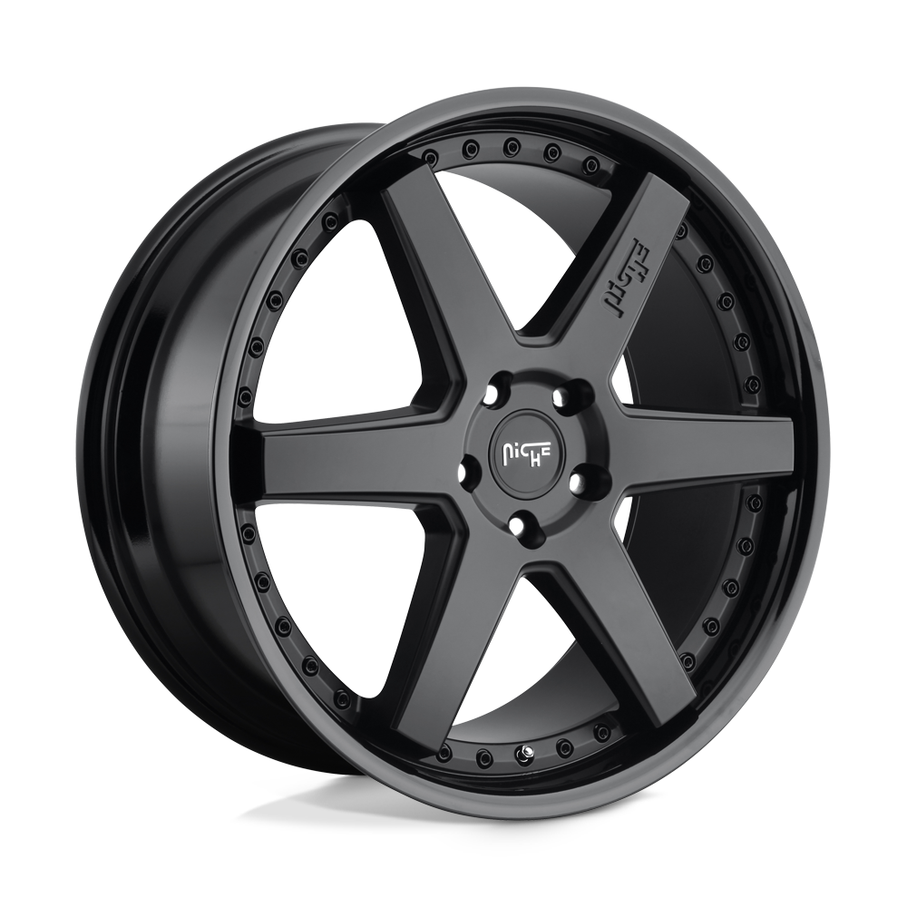 Niche 1Pc M192 Altair 18X9.5 +35 Gloss Black Matte Black