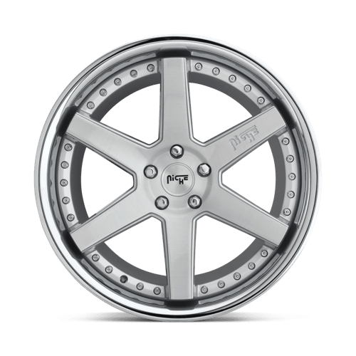 Niche 1Pc M193 Altair 20X10.5 +35 Gloss Silver