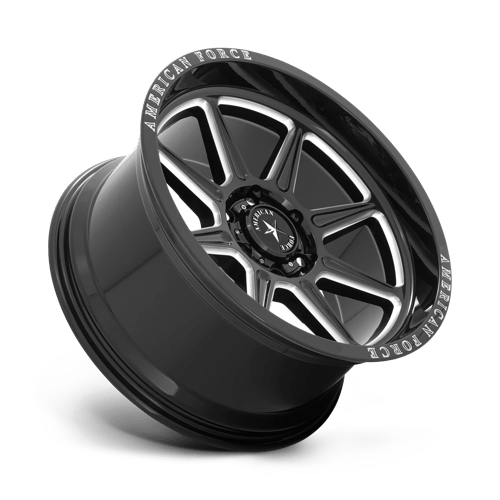 American Force Cast Ac002 Trail 20X10 -18 Gloss Black Milled