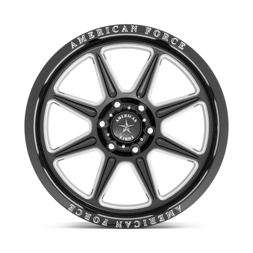 American Force Cast Ac002 Trail 20X10 -18 Gloss Black Milled