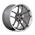 American Racing Ar942 Bishop 20X11 +22 Matte Gunmetal W/ Machined Lip