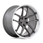 American Racing Ar942 Bishop 20X11 +22 Matte Gunmetal W/ Machined Lip