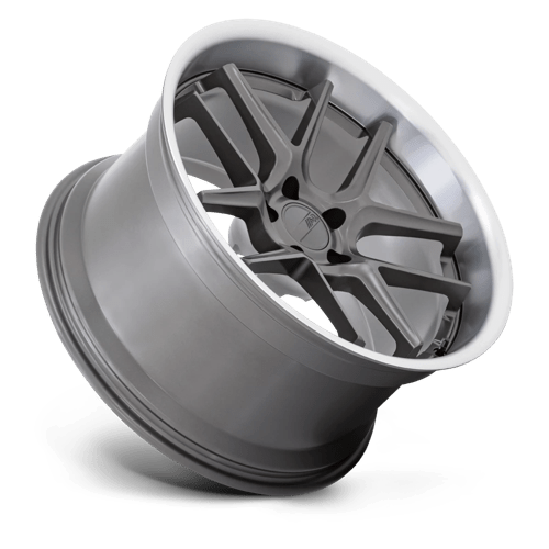 American Racing Ar942 Bishop 20X11 +22 Matte Gunmetal W/ Machined Lip