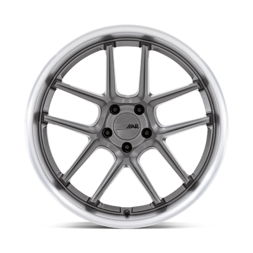 American Racing Ar942 Bishop 20X12 +6 Matte Gunmetal W/ Machined Lip
