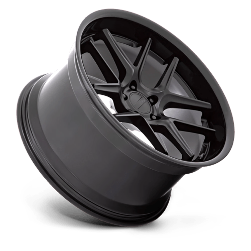American Racing Ar942 Bishop 20X11 +22 Matte Black W/ Gloss Black Lip