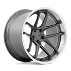 American Racing Ar942 Bishop 20X12 +6 Matte Gunmetal W/ Machined Lip