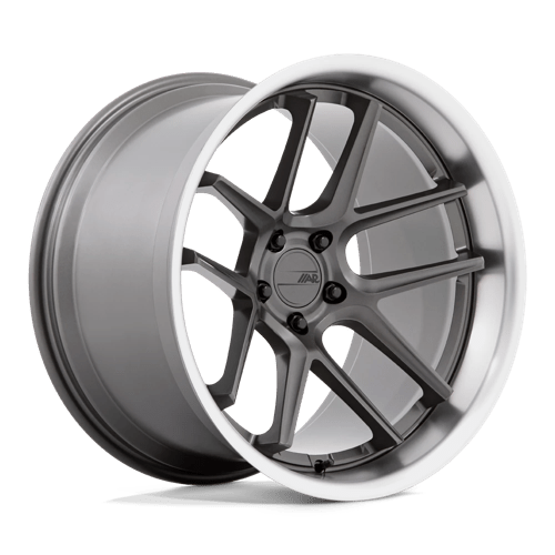 American Racing Ar942 Bishop 20X12 +6 Matte Gunmetal W/ Machined Lip