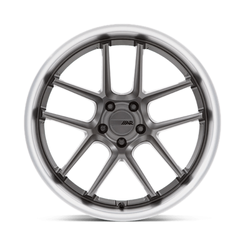 American Racing Ar942 Bishop 20X12 +6 Matte Gunmetal W/ Machined Lip