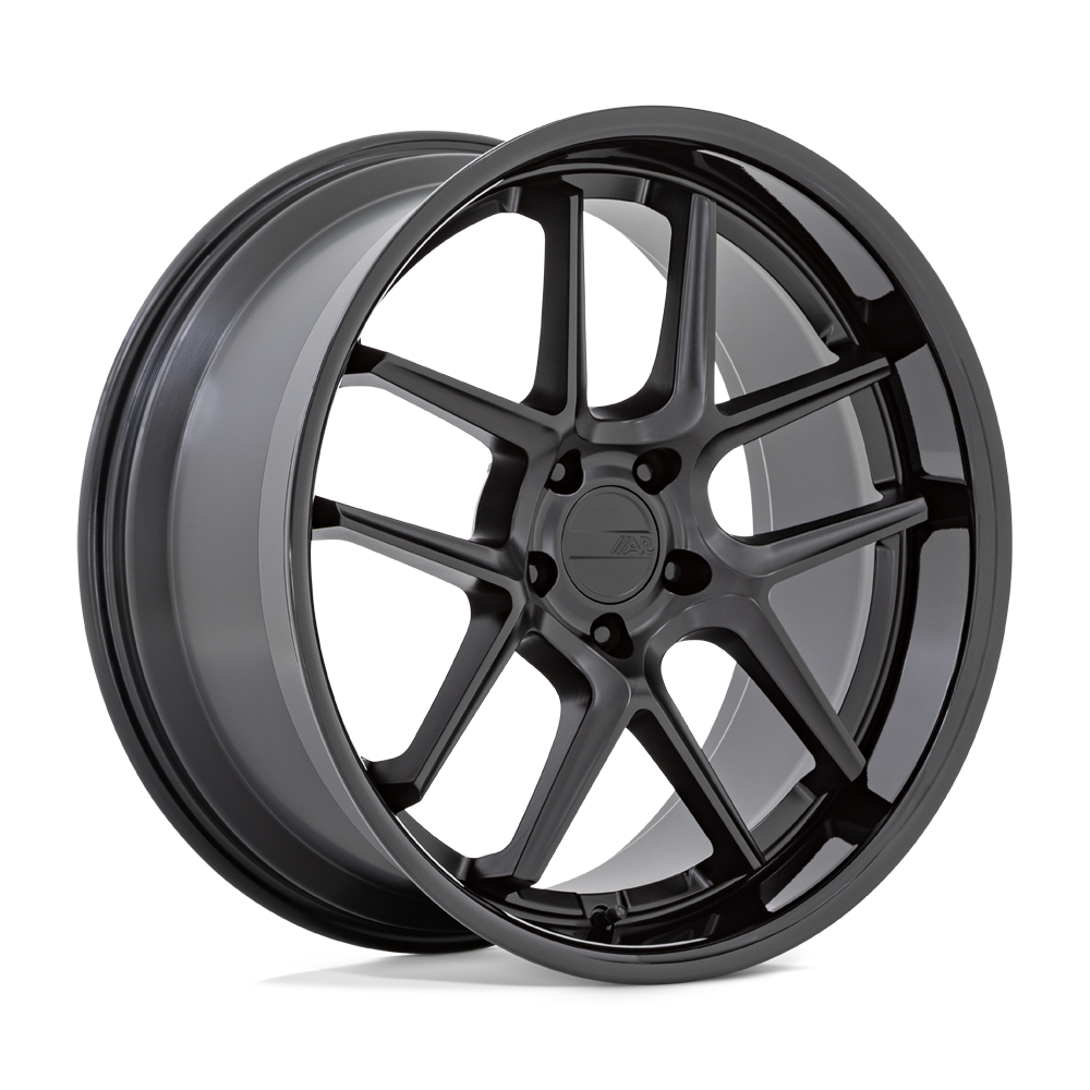 American Racing Ar942 Bishop 20X12 +6 Matte Black W/ Gloss Black Lip