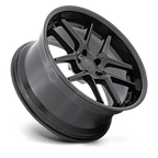 American Racing Ar942 Bishop 20X9.5 +15 Matte Black W/ Gloss Black Lip
