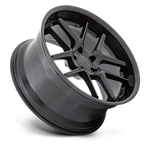 American Racing Ar942 Bishop 20X11 +22 Matte Black W/ Gloss Black Lip
