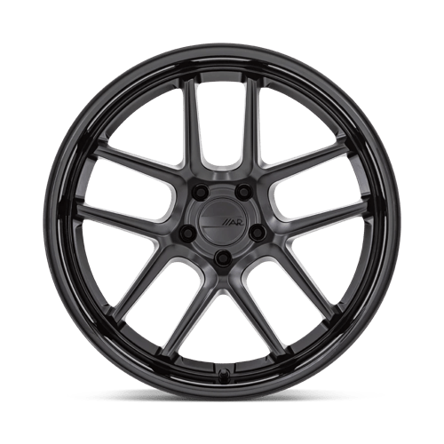 American Racing Ar942 Bishop 20X12 +6 Matte Black W/ Gloss Black Lip