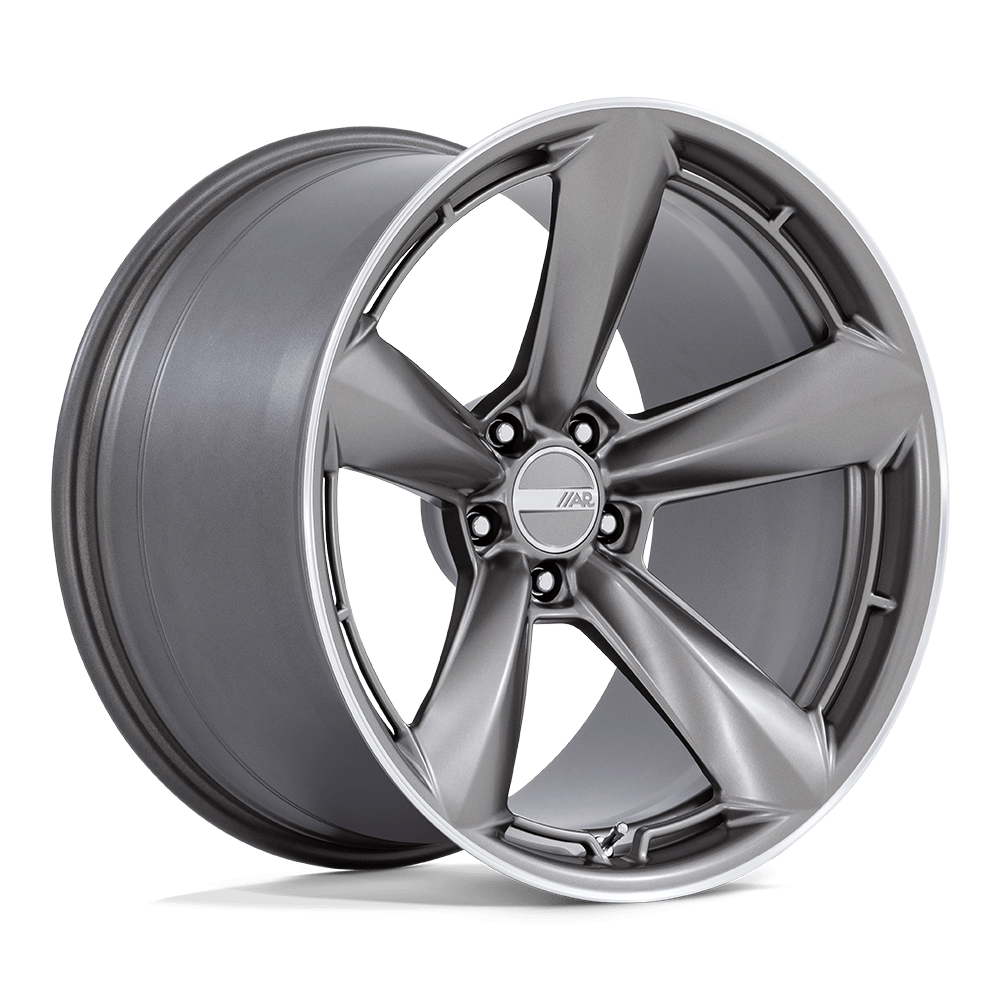 American Racing Ttf 20X12 +6 Matte Anthracite W/ Machined L