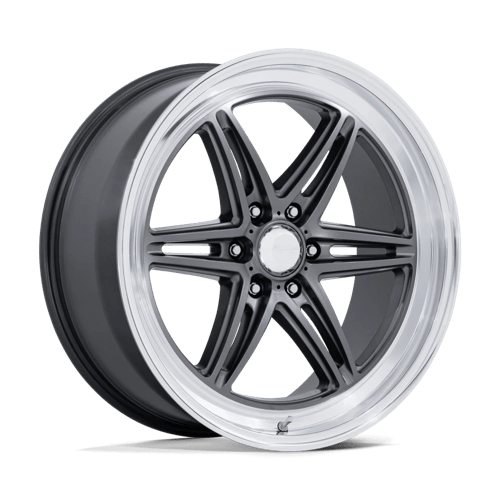 American Racing Ar953 Groove 6 Drag 17X10 +38 Anthracite W/ Diamond Cut Lip