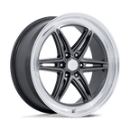 American Racing Ar953 Groove 6 Drag 20X9.5 +25 Anthracite W/ Diamond Cut Lip