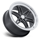 American Racing Ar953 Groove 6 Drag 20X9.5 +25 Anthracite W/ Diamond Cut Lip
