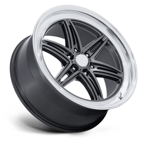 American Racing Ar953 Groove 6 Drag 22X9.5 +25 Anthracite W/ Diamond Cut Lip