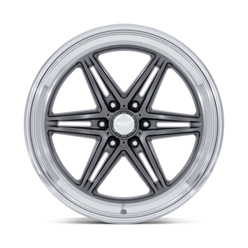 American Racing Ar953 Groove 6 Drag 20X9.5 +25 Anthracite W/ Diamond Cut Lip