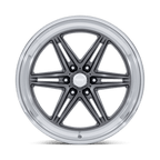 American Racing Ar953 Groove 6 Drag 22X9.5 +25 Anthracite W/ Diamond Cut Lip