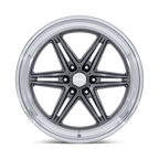 American Racing Ar953 Groove 6 Drag 17X10 +38 Anthracite W/ Diamond Cut Lip